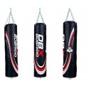 Worek bokserski Bushido ze skóry Rexine 130 cm x 40 cm Seria Elite pełny
