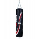 Worek bokserski Bushido ze skóry Rexine 130 cm x 40 cm Seria Elite pełny