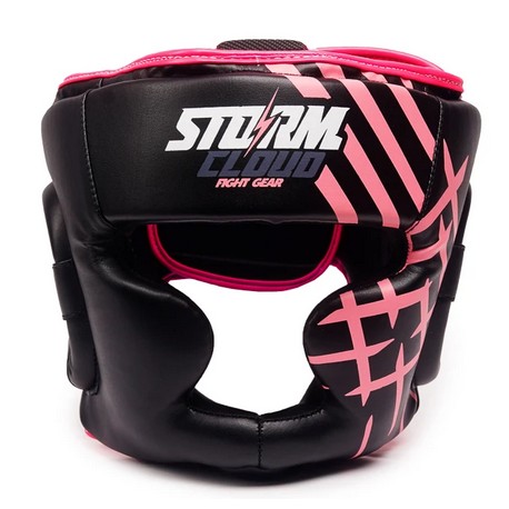 Kask bokserski sparingowy StormCloud Lynx wygodny różowy