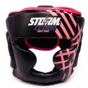 Kask bokserski sparingowy StormCloud Lynx wygodny różowy