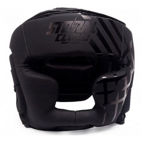 Kask bokserski sparingowy StormCloud Lynx wygodny Czarny