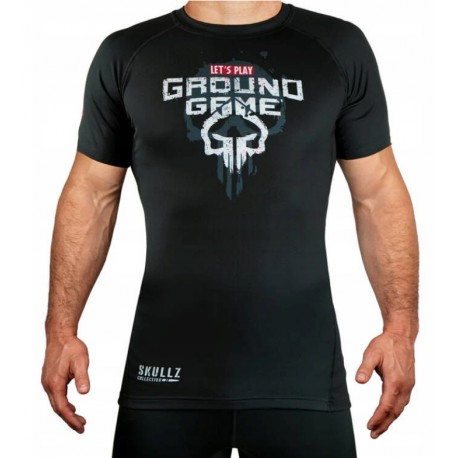 Rashguard Skullz Ground Game MMA BJJ Short krótki rękaw
