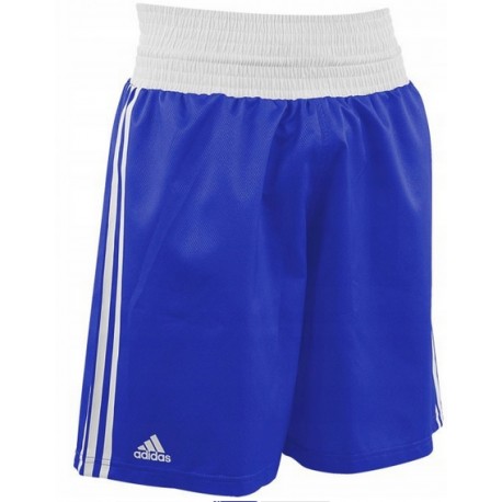 Spodenki Adidas bokserskie do boksu AIBA niebieskie