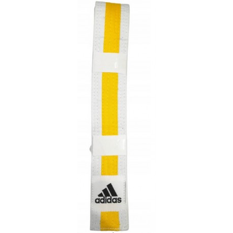 PAS Adidas biało-żółty biało żółty JUDO