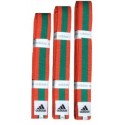 PAS Adidas pomarańczowo zielony JUDO