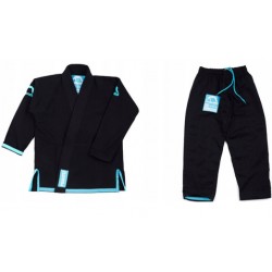 MANTO "Junior 2.0" BJJ Gi 350 gsm czarne plecionka