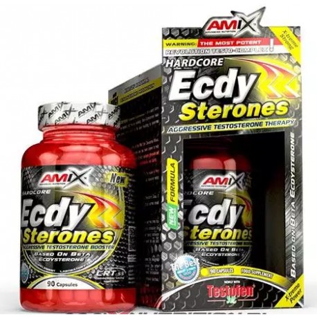 AMIX Ecdy Sterones mocny Booster testosteronu siła Maca Kozieradka 90 kaps