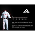 Judoga gi 170 cm Adidas CLUB 350g kimono judo plecionka