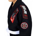 Ground Game GI do BJJ dla dzieci Ninja Czarne