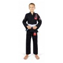 Ground Game GI do BJJ dla dzieci Ninja Czarne
