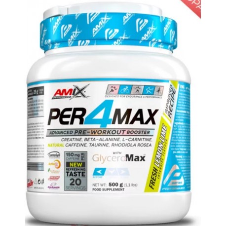 Amix Per4Max pre workout profesjonalna przedtreningówka 500 g