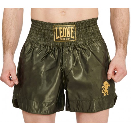 Spodenki Leone 1947 Muay Thai kick boxing khaki