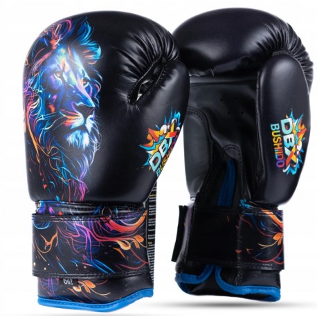 Rękawice bokserskie DBX BUSHIDO super na 4-7 lat 6 oz Lew