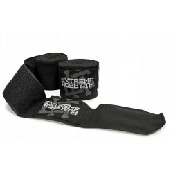 Extreme Hobby Bandaże bokserskie owijki taśmy CZARNY 5 m