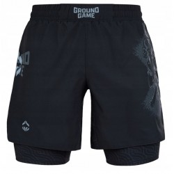 Ground Game luźne spodenki plus leginsy 2w1 Samurai Shadow