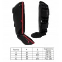Ochraniacze piszczeli i stóp Masters Fight Equipment NS -MATT- BLACK