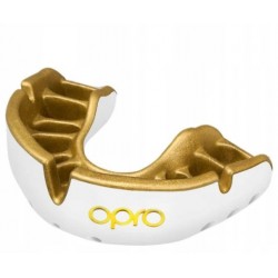 Ochraniacz na zęby Opro Gold biało złota