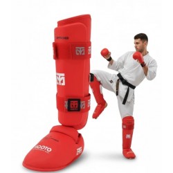 Ochraniacze piszczeli i stóp Karate MOOTO WKF Approved