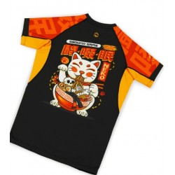 Rashguard Ground Game Ramen Cat