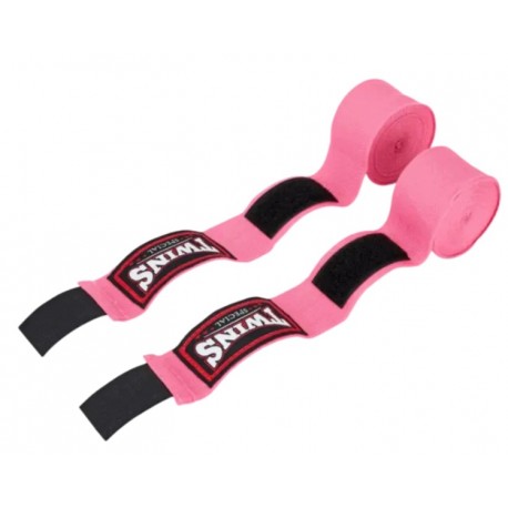 Twins Special Owijki Bandaże bokserskie Długość 3m Szerokość 3cm różowe
