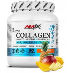 KOLAGEN RYBI Amix Collagen Marine kwas hialuronowy wit C E pyszny smak 50 dni